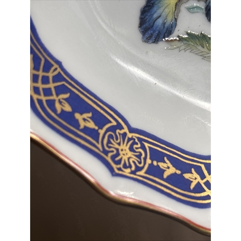 Mottahedeh The Merian Service Porcelain Oval Jewelry Trinket Dish Portugal - Picture 11 of 12